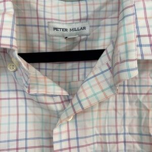 Peter Millar Men's Multicolor Check Shirt